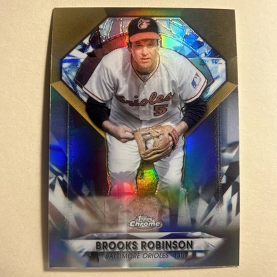 2022 Topps Chrome Update Brooks Robinson Diamond Greats #DGC-28 Orioles - Image 1 of 2