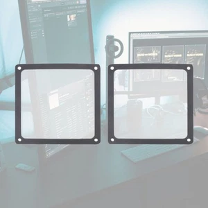 2 PCS Fan Cooler Mesh PC Cooler Filter PC Fan Case Cover Filter Mesh - Afbeelding 1 van 12