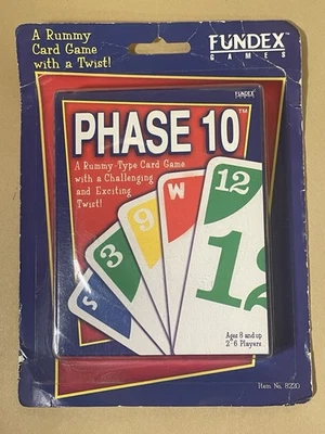 Vintage 1998 Fundex Games Phase 10 Card Game - Image 1 of 2