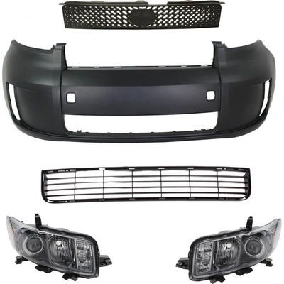 Bumper Cover Kit For 2008-2010 Scion xB Front With Fog Light Holes Provision 5pc - Imagem 1 de 4
