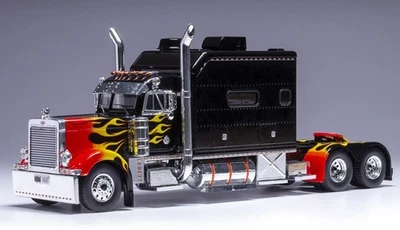 IXOMODELS, PETERBILT 379 6x4 2002 Nero Personalizzato con Fiamme - EDIZIONE U... - Immagine 1 di 2
