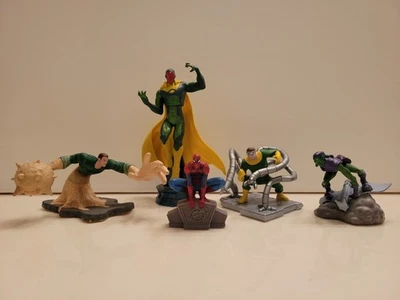 2011 Marvel Legends Figs Lot of 5. Spiderman, Green Goblin, Dr.Octopus, Sandman - Image 1 of 4
