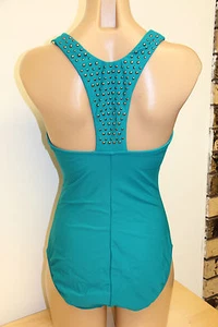 New I.N.C. INC Swimsuit 1 piece Teal - Picture 1 of 4