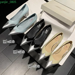 Matching Women's Leather Pumps Shoes Slip On High Heel Pointed Toe Formal Chic - Picture 1 of 23