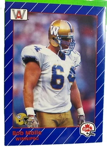 Bob Molle (Simon Fraser U) - 1991 All World CFL Football Card #62 - Picture 1 of 2