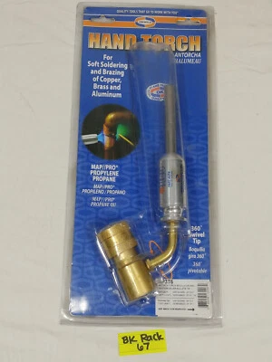 Uniweld RP3T6 Self-Igniting Hand Torch w/ LP Twister Silver Bullet Tip - MAPP/LP - Image 1 of 4