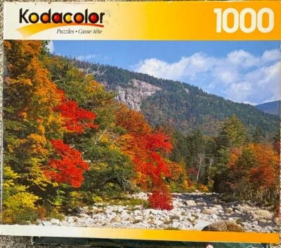 RoseArt Kodacolor jigsaw puzzle;  Swift River in New Hampshire;  1000 pcs - Image 1 of 2