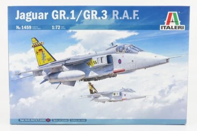 MODELLINO AEREO STATICO ITALERI JAGUAR SEPECAT GR1/GR3 MILITARE 1973 SCALA 1/72 - Immagine 1 di 2