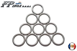 Anneaux inox 316 Rond 8 x 55 mm intérieur ( Lot de 10 ) inox A4 - Imagen 1 de 1