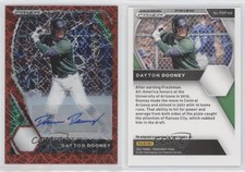 2021 Panini Prizm Draft Picks Red Velocity Dayton Dooney #PDP169 Auto