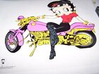 Clear Betty Boop on Motorcycle by Fleischer Studios is a Limited Edition Sericel