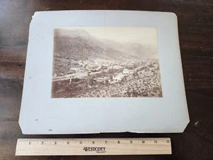 c 1890 Manitou Springs Colorado Large Mounted Photograph - Picture 1 of 3