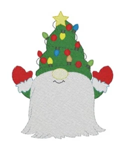 MASCHINENSTICKMOTIVE USB - WEIHNACHTSWICHTEL DESIGNS 4X4 KINDER GONKS SCHNEEMANN - Bild 1 von 5