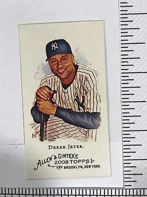 2008 Allen & Ginter's Derek Jeter #120 Mini, Yankees - Image 1 of 2