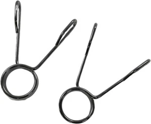 Amber Olympic Barbell 2Inch Spring Clips Collar Clamp Pair Spring 3 Cycle Collar - Picture 1 of 7