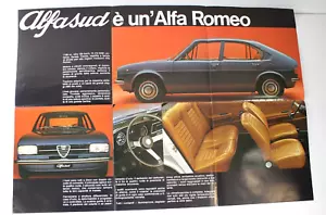1972 "Alfa Romeo Alfasud" - Original Poster cm 27x19 - Bild 1 von 5