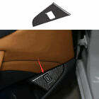 For BMW 5 Series 2018-2022 ABS Carbon Fiber Tailgate Rear Door Button Cover Trim