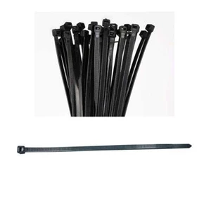 20 Inch Heavy Duty Self-Locking Nylon Cable Zip Ties Width 0.2Inch Black 100 ... - Picture 1 of 3