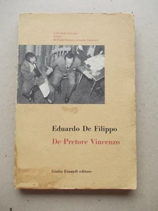 DE PRETORE VINCENZO EDUARDO DE FILIPPO GIULIO EINAUDI EDITORE 1957 - Picture 1 of 10