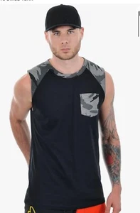 FOX RACING  MEN'S Skidz  TANK SHIRT BLACK TOP SIZE M NEW - Picture 1 of 16