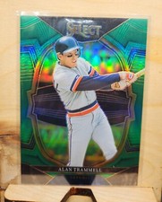 2023 Panini Select Alan Trammell GREEN /5 SP Detroit Tigers