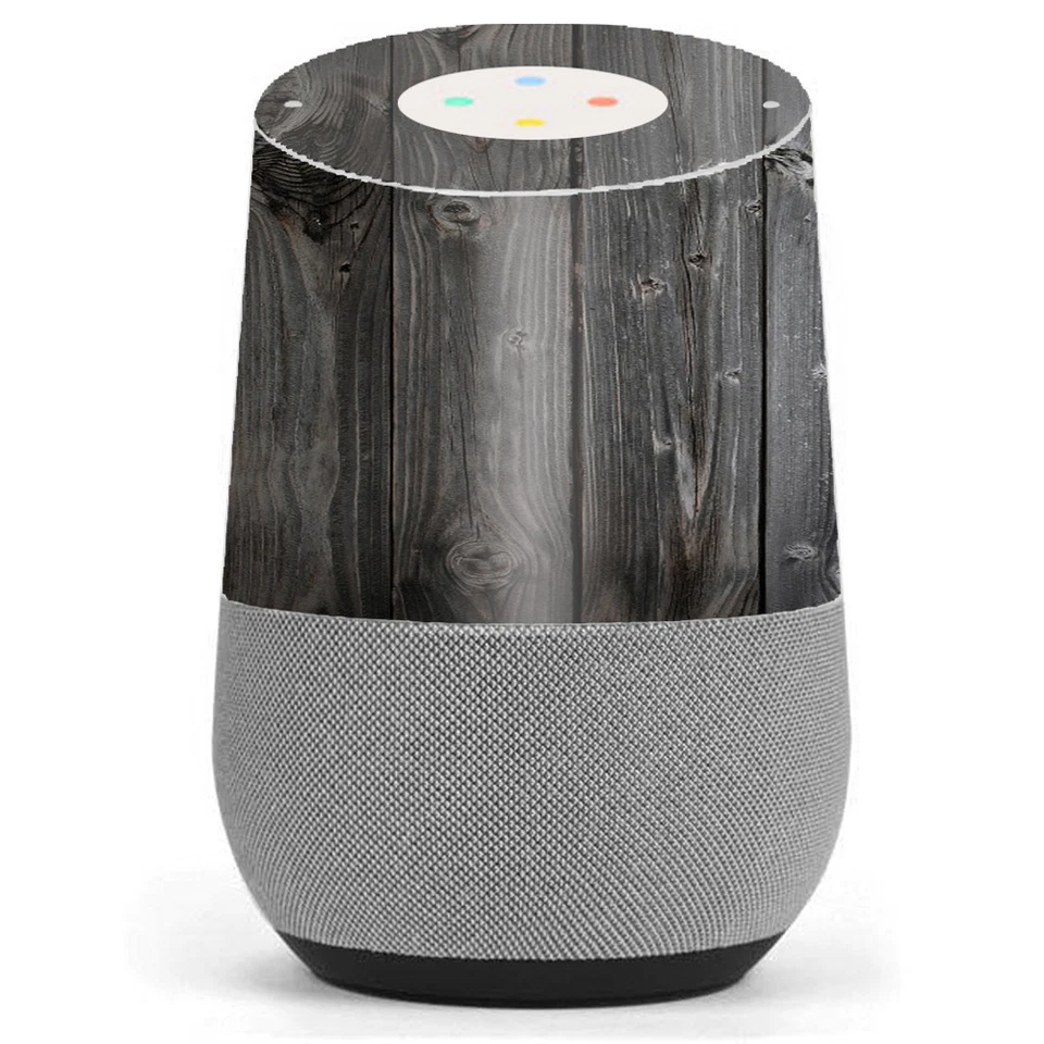 Skin Decal Vinyl Wrap for Google Home / Reclaimed Grey Wood Old - Image 1 of 1