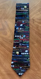VTG Addiction Computer Geek IT Coder Polyester Men's Necktie - Picture 1 of 2