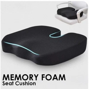 Coccyx Orthopedic Memory Foam Seat Cushion Lumbar Back Pillow Pain Relief Car - Picture 1 of 16