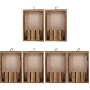 3 Count Modern Wandbehang-Fotorahmen-Blumentopf Blumenwanddeko - Bild 1 von 12
