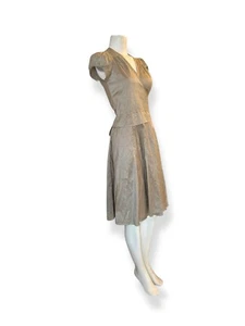 Calypso St. Barth Silk Wrap Julia Dress Champagne midi size XS - Picture 1 of 9
