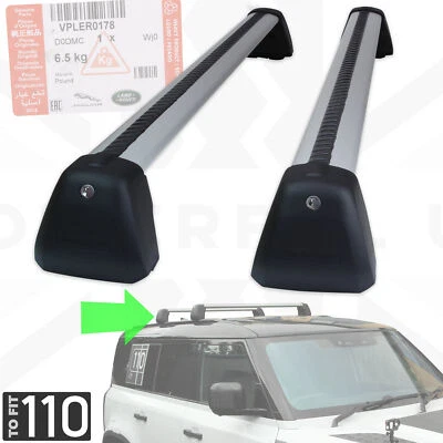 Cross bars for Land Rover Defender 110 2020 Genuine luggage rack rails roof - Image 1 of 4
