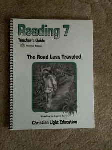Reading 7 Teacher’s Guide Christian Light Education - Picture 1 of 3