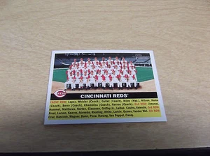 2005 TOPPS HERITAGE BASEBALL #90 CINCINNATI REDS TEAM CARD - Picture 1 of 1