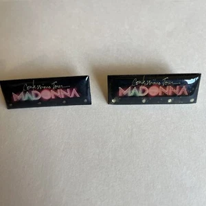 Pair MADONNA Confession Tour LIGHT Up PIN The Lights Does Not Work - Picture 1 of 4