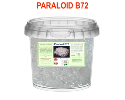 PARALOID B72 RESINA SINTETICA CONSOLIDANTE IMPERMEABILE ETILMETACRILATO ACRYLOID - Immagine 1 di 4