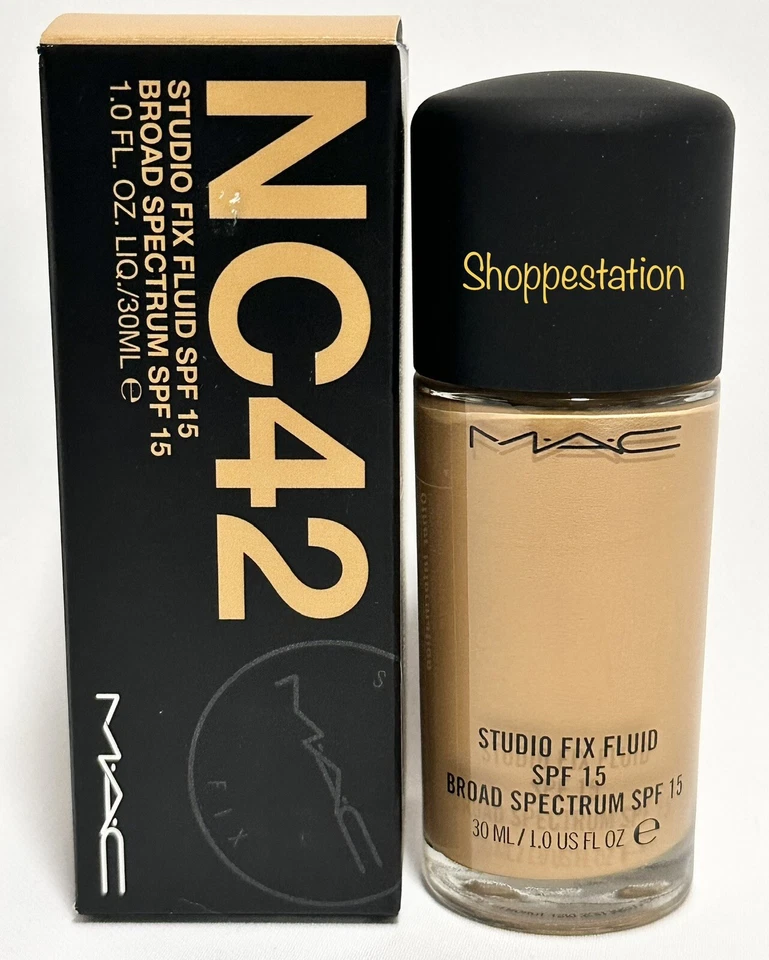 Mac Studio Fix Fluid Foundation SPF 15 Nc42 Authentic