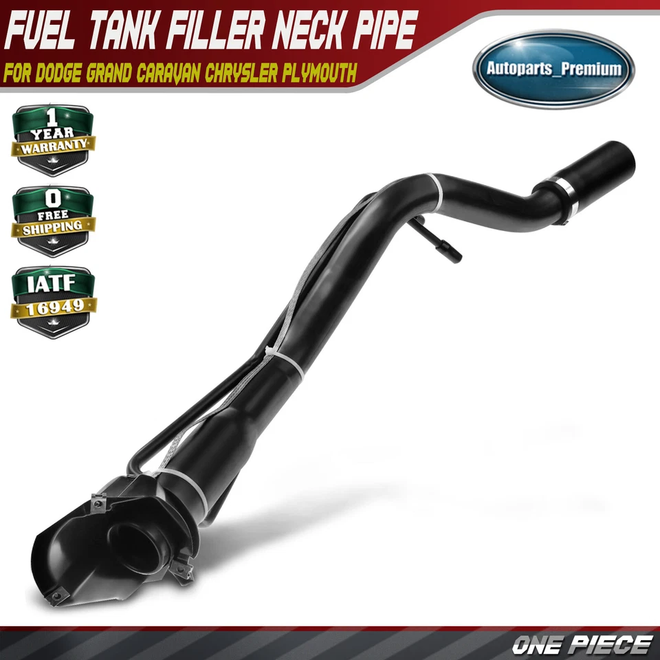 Fuel Tank Filler Neck Tube Pipe for Dodge Grand Caravan Chrysler Town & Country - Imagem 1 de 4