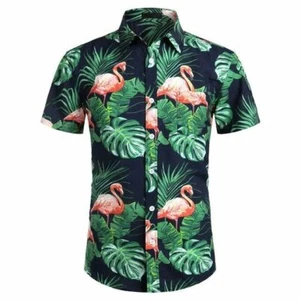 Flamingo Print Shirt - Picture 1 of 9