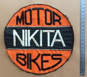 Écusson MOTOR NIKITA BIKES MOTO Vintage Patch Tissu Insigne - Imagen 1 de 2