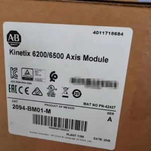 2094-BM01-M KINETIX 6200/6500 AXIS POWER MODULE 400/460V 9A New Allen-Bradley - Picture 1 of 3