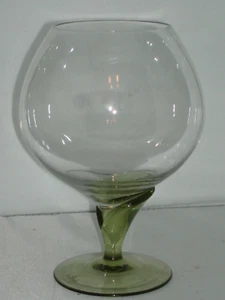 PAPYRUS by ROSENTHAL Green Stem CRYSTAL BRANDY GLASS Discontinued - Picture 1 of 4