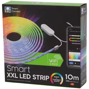 LSC Smart Connect - LED Lichterkette RGB und Kalt Warm Weiß 10m Gaming Licht - Picture 1 of 4