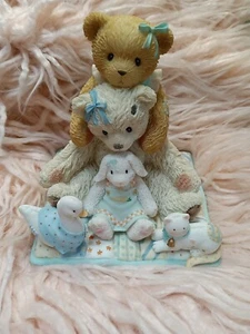 Cherished Teddies Chrissy & Friends 114124 Vintage Bear 2003 Limited Edition - Picture 1 of 12