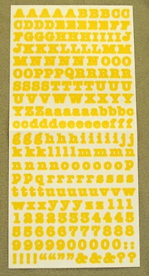 Pegatinas Creative Memories ABC/123 estilo audaz acabado brillante - tú eliges Foto 1 de 2