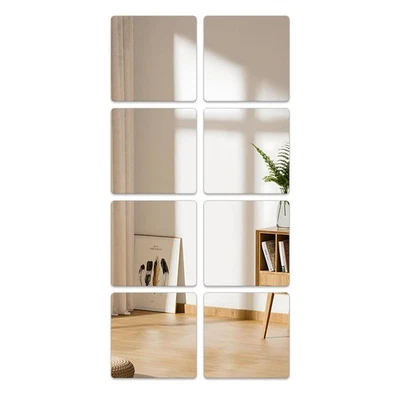 Acrylic Mirror Sheet shatterproof MirrorsAdhesive Mirror for Wall Full Body M... - Image 1 of 4