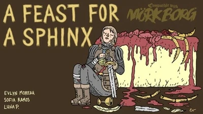 Mörk Borg: Feast for a Sphinx Softcover Adventure - Evlyn Moreau 2025 - New - Image 1 of 4