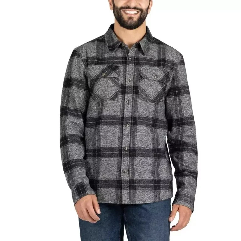 Colorado Clothing Men's Plaid Flannel Shirt Black Size S