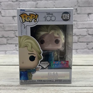 Funko Pop Disney Frozen Elsa #1319 Diamond Party City Esclusiva Disney 100 - Foto 1 di 6