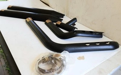 Escudos térmicos y abrazaderas de escape Street Bob 18-23 FXBB fabricante de equipos originales Harley-Davidson Foto 1 de 4