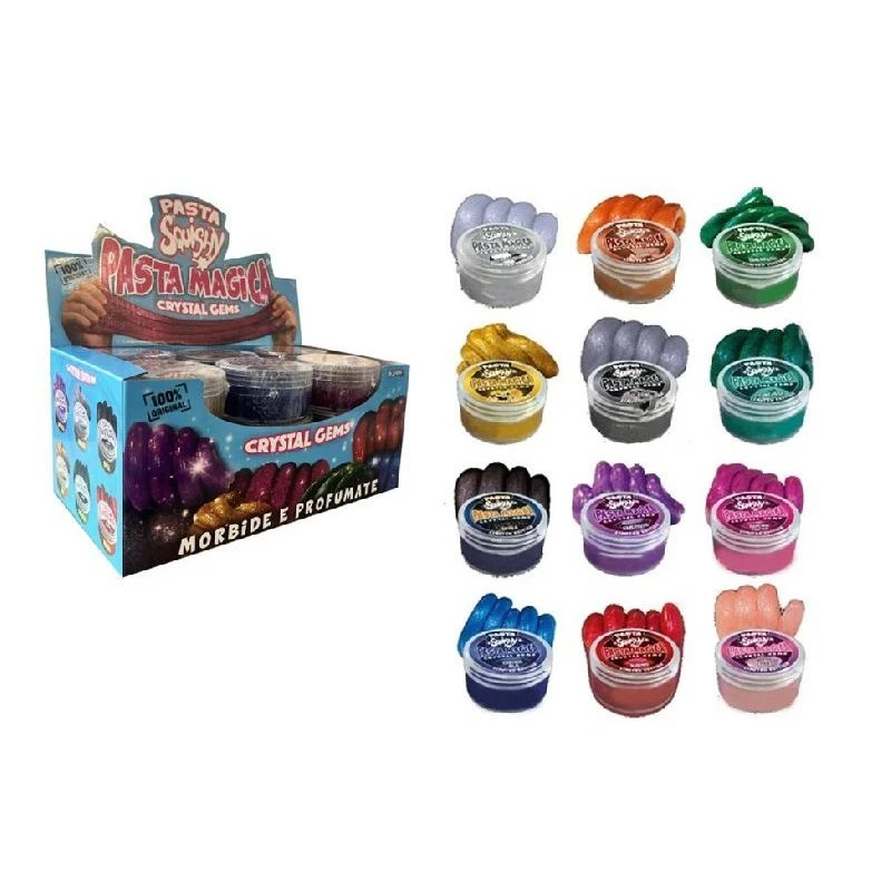 MAGGIO 3 Squishy Pasta Magica Crystal, modelli assortiti, 1 pezzo